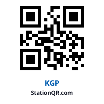 KGP station QR code - StationQR.com